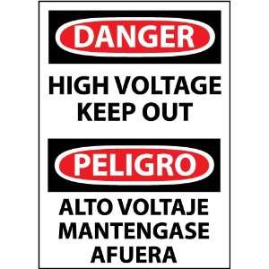  SIGNS HIGH VOLTAGE KEEP OUT