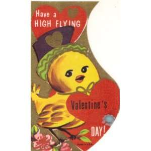    Vintage Valentine Card Have A High Flying 