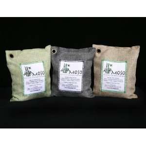  MOSO Bundle 3 pack Natural Air Purifying Bag 2 x 200g 1 x 