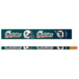  NFL Miami Dolphins Pencil 6 Pack *SALE*