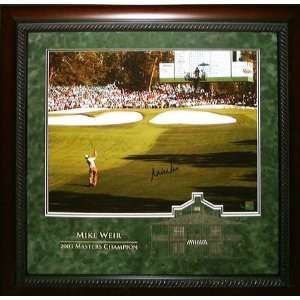  Autographed Weir Picture   16x20 Scoreboard w Etched Mat 