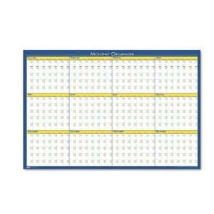  442714 12 Month Laminated Wall Planner 36 x 24 Case Pack 1 