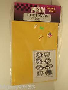   Parma Racing 10827 Evil Eye Design Paint Mask Sheet Lexan RC Car/Truck