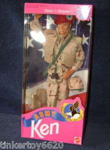 1992 Barbie Friend Ken Stars n Stripes Army Medic MIB  