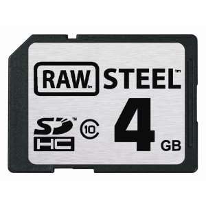  Hoodman RAWSDHC4GBST RAW STEEL 4GB SHDC Class 10 Memory 