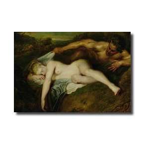  Nymph And Satyr Or Jupiter And Antiope 1715 Giclee Print 