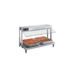 Glo Ray Two Pan 19inLx43 1/4inWx20 3/4inH Glo Ray Hors DOeuvre Warmer