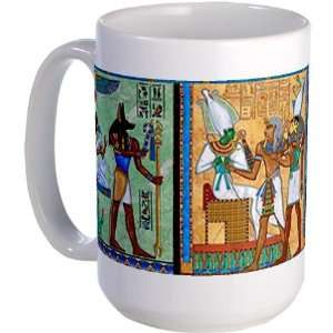  Egyptian Gold/Green Africa Large Mug by  
