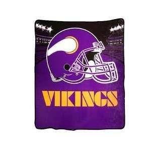  Minnesota Vikings NFL Micro Raschel Throw (Stadium Series 