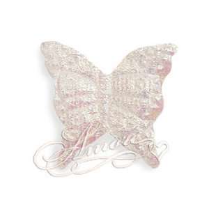  1000 Silk Butterflys White Iridescent 