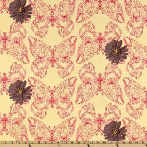  44 Wide Treetop Fancy Huckleberry Raspberry Fabric By 