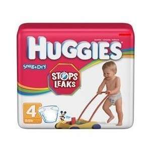  Huggies Snug & Dry Baby Diapers Size 4, (Case of 96 diapers 