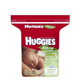 Huggies Natural Care Fragrance Free Baby Wipes, 184 Count (Pack