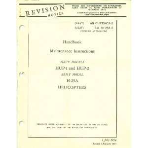   HUP 1, 2, H 25 A Helicopter Maintenance Manual   1954 H 25 / HUP