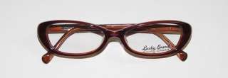 NEW LUCKY BRAND MAUDE 51 15 135 CRANBERRY/BROWN GLASSES/EYEGLASSES 