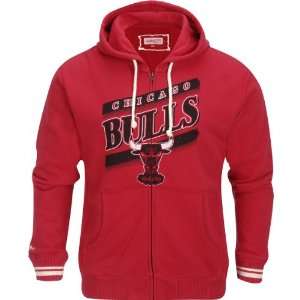  Mitchell & Ness Chicago Bulls Full Zip Hoody Sports 