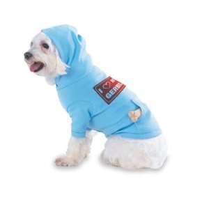 I LOVE MY GERBIL Hooded (Hoody) T Shirt with pocket for 