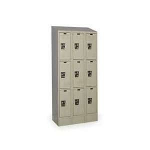  Assembled Locker,w36,d12,h82,parchment   HALLOWELL 