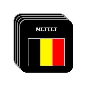 Belgium   METTET Set of 4 Mini Mousepad Coasters 