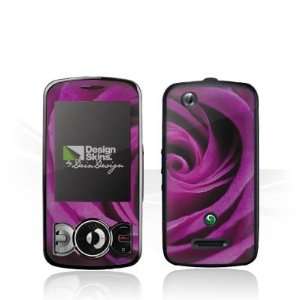  Design Skins for Sony Ericsson Spiro   Purple Rose Design 