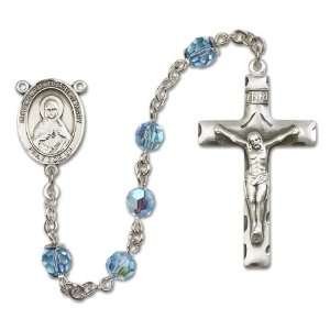  Immaculate Heart of Mary Aqua Rosary Jewelry