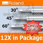 12x 30° 45° 60° BLADES Roland/ Foison Liyu Vinyl Sign Plotter 