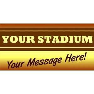    3x6 Vinyl Banner   Generic Football Stadium 