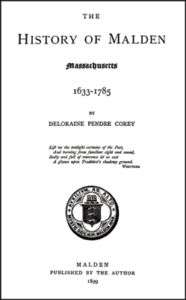 Early Genealogy & History of Malden Massachusetts MA  