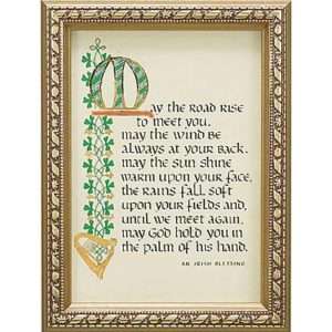 May the Road Rise Irish Blessing Framed Print  
