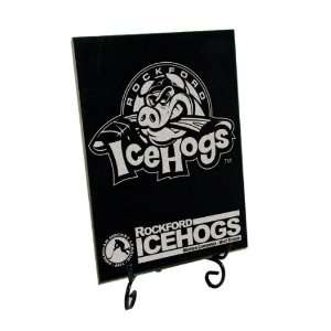  Rockford IceHogs Logo Solid Marble Plaque Sports 