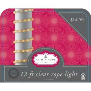  Trim a Home 12ft Rope Light   Clear 