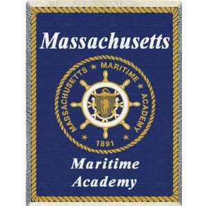  Fine Art Tapestry Massachusetts Maritime Academy Throw 