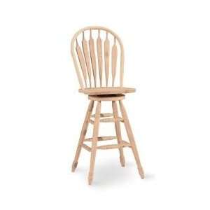  Windsor Swivel Stool with Steambent Arrows   1206 30