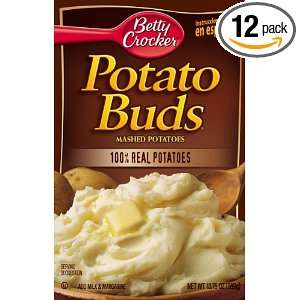 Betty Crocker Potato Buds Mashed, 13.75 Ounce Packages (Pack of 12 