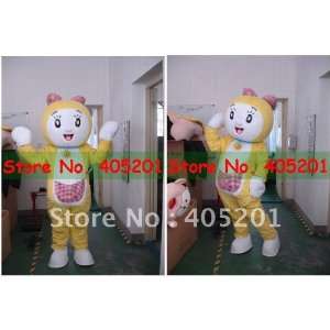  cartoon yellow cat mascot costumes Toys & Games