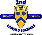 2ND HEAVY CAVALRY DIVISION BUFFALO SOLDIERS WHITE SHIRT (DESIGN ON 