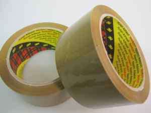 Brown Buff Packing Packaging Tape SCOTCH 3M 2 Rolls 66m  
