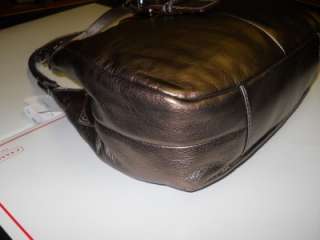   Coach Soho Metallic Bronze Leather LARGE Lynn Hobo Handbag 17092 $398