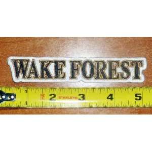    Wake Forest University Embroidered Iron on Patch