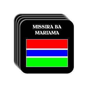  Gambia   MISSIRA BA MARIAMA Set of 4 Mini Mousepad 