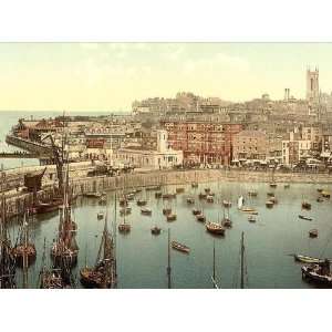   Poster   The harbor II. Margate England 24 X 18 