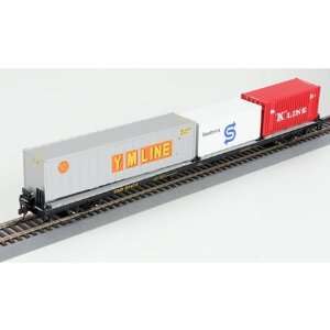  HO RTR 85 Flat w/Containers C&O #81415 ATH74202 Toys 
