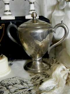 Vintage Petite Trophy Loving Cups~25th Anniversary  