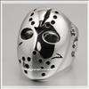 Halloween Jason Mask Hockey 316L Stainless Steel Men`s Ring 3F001 
