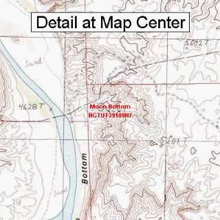 USGS Topographic Quadrangle Map   Moon Bottom, Utah (Folded/Waterproof 