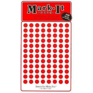  Medium 1/4 Red Dots 2 pack (1200) Arts, Crafts & Sewing