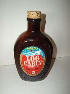 Log Cabin Syrup bottle Ben Franklin.  