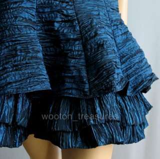 Jessica McClintock Blue Strapless Party Dress 4 XS $150  