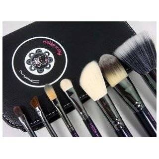   Make up Cosmetic Brush Set Kit w/ Leather Case   For Eye Shadow, Blush
