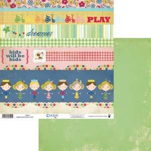  Childish Things Strips 12 x 12 Double Sided Paper Arts 